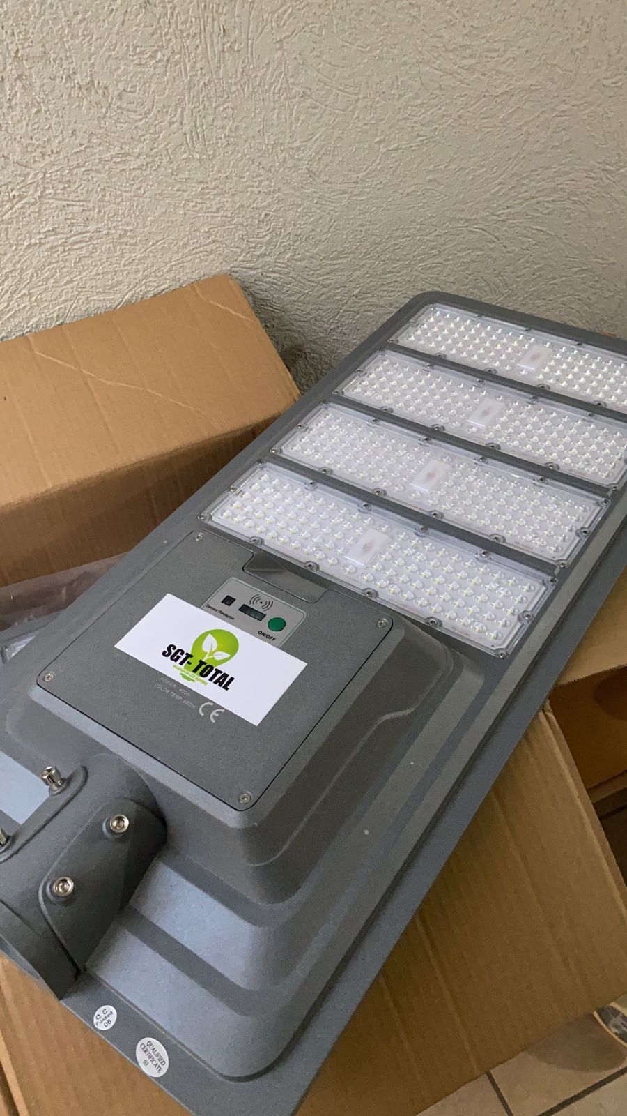 A- Lampara solar de 400w Gama alta all in one - Lampara solar de 500w - Luminaria solar 500w - Luminaria solar 500w