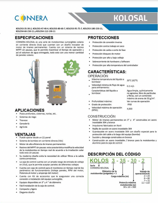 M - BOMBA SOLAR DE BOMBEO Y EXTRACCIÓN, KIT