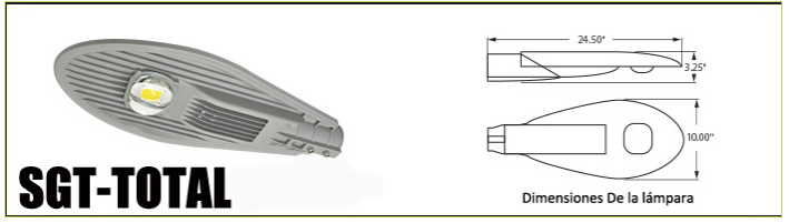 P- LAMPARA LED MODELO COBRA 50W, 100W, 15OW